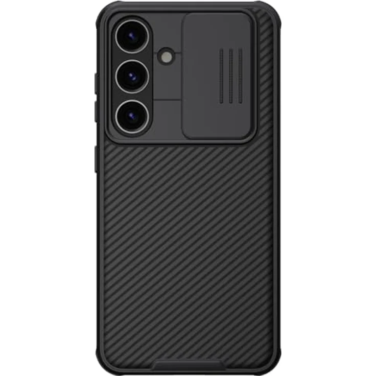 Nillkin Camshield Pro Rückabdeckung für Samsung Galaxy S24, Schwarz - Starkes PC-Material, 0,2 mm dünn, widerstandsfähig gegen Fingerabdrücke und Fett – Bild 1