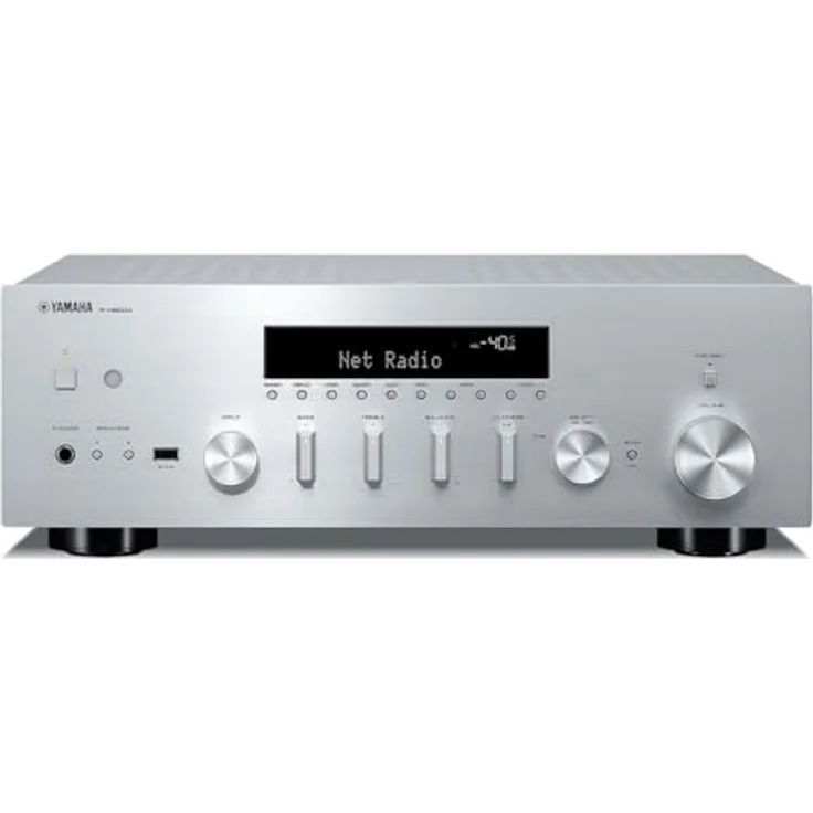 R-N600A Netzwerk-Receiver mit Streaming, Phono und integriertem DAC, Silber – Bild 4