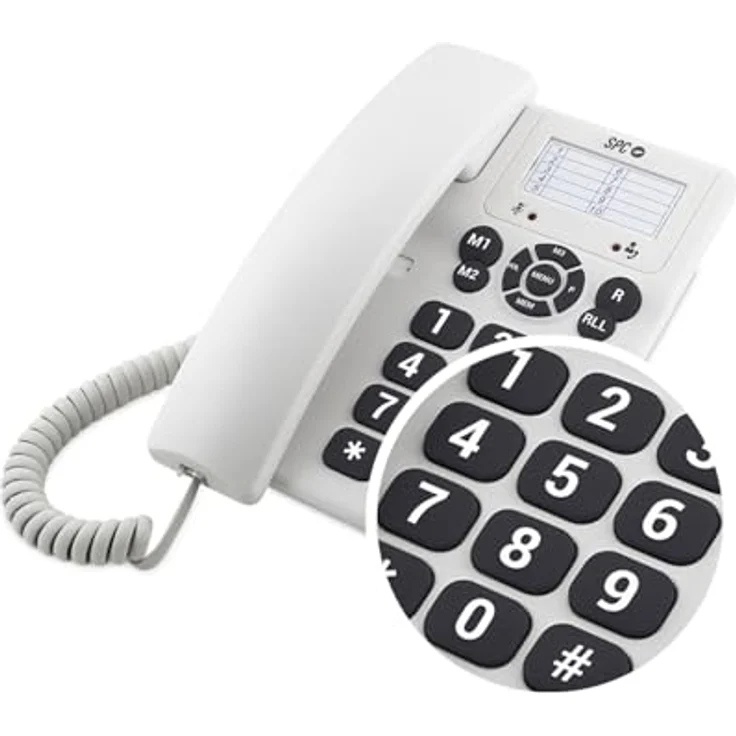 SPC 3602, Festnetztelefon, weiß – Bild 4