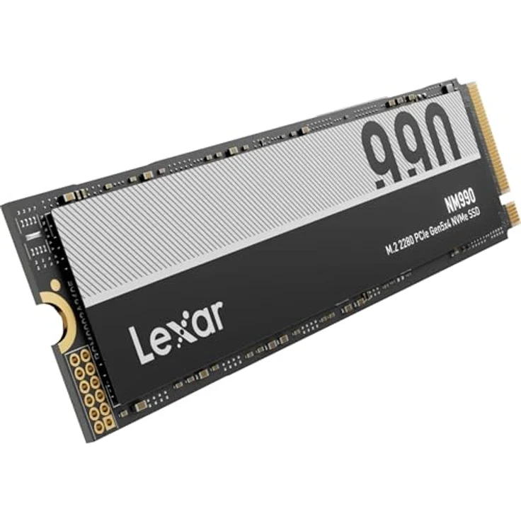 Lexar NM990, M.2 SSD mit 1000 GB, NVMe PCIe 5.0, bis zu 14.000 MB/s Lese- und 10.000 MB/s Schreibgeschwindigkeit, optimiert für Gaming und kreative Anwendungen – Bild 5