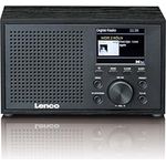 Lenco DAR-017 DAB+ Radio – kompaktes DAB+ Radio mit Bluetooth 5.0 - Senderspeicher - FM Empfänger - 2 Weckzeiten - 3 Watt RMS - 3,5mm AUX - schwarz