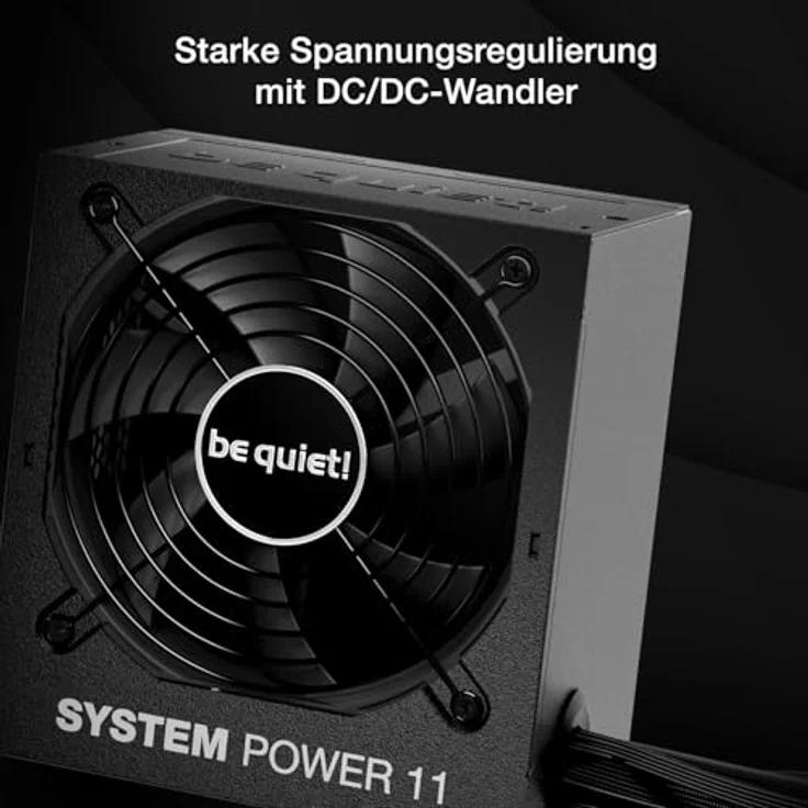 be quiet! System Power 11, Netzteil 550W mit hoher Effizienz und zuverlässiger Leistung – Bild 6