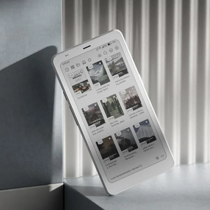 BOOX ePaper Reader Palma 2 Pro, 6,13 Zoll Farbdisplay, 128 GB Speicher, Android 15, E-Ink 300 PPI, Weiß – Bild 2