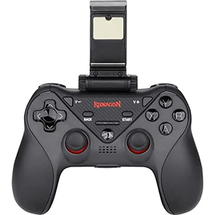 Redragon Ceres G812, Gaming Controller für PC, PS4, Android und iOS, kabellos und verkabelt, Schwarz – Bild 1