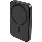 Joyroom Mini Wireless PowerBank 20W Baseus (black) (6000 mAh, 20 W), Powerbank, Schwarz