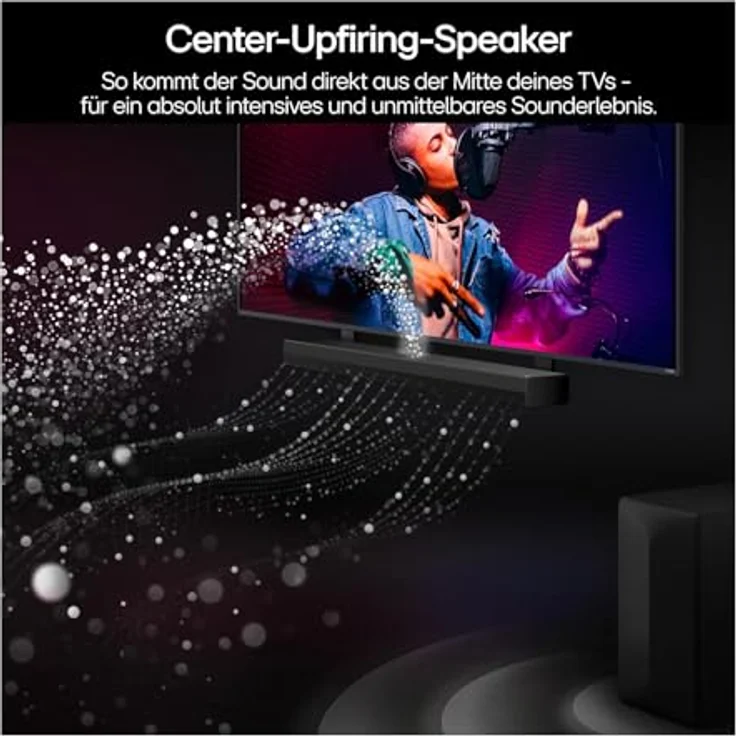 LG DS70TY Soundbar 3.1, Bluetooth, 400 W, Dolby Atmos, Center-Upfiring-Speaker, kabelloser Subwoofer – Bild 4