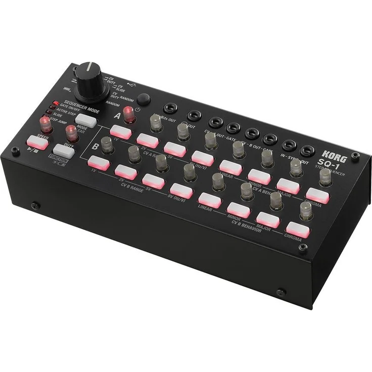 Korg SQ-1, kompakter Step-Sequenzer mit 2 x 8 Steps und vielseitigen Anschlussmöglichkeiten