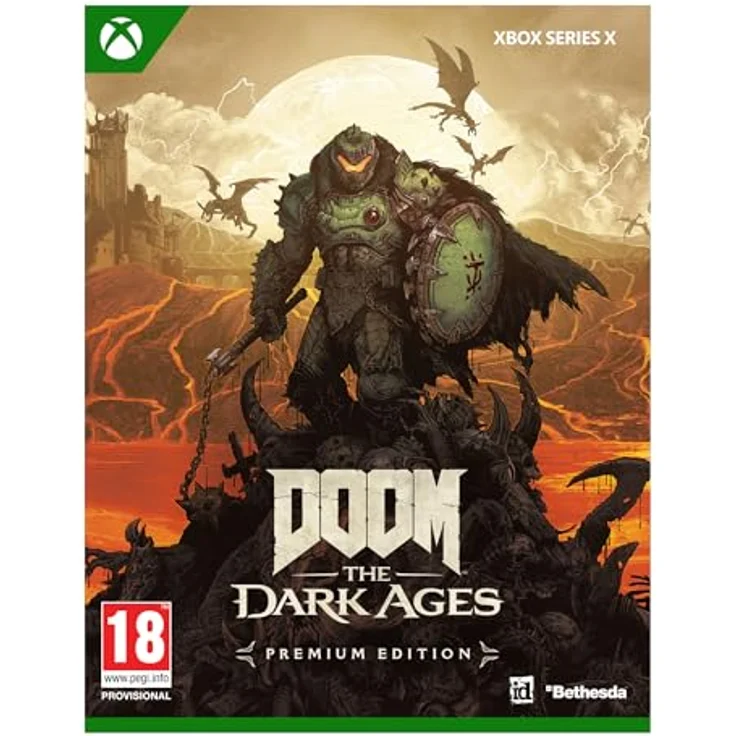Xbox DOOM: Die dunklen Zeitalter - Premium-Edition, inkl. 2 Tage Early Access, Kampagnen-DLC, Digital Artbook und Soundtrack, für Xbox Serie X – Bild 1