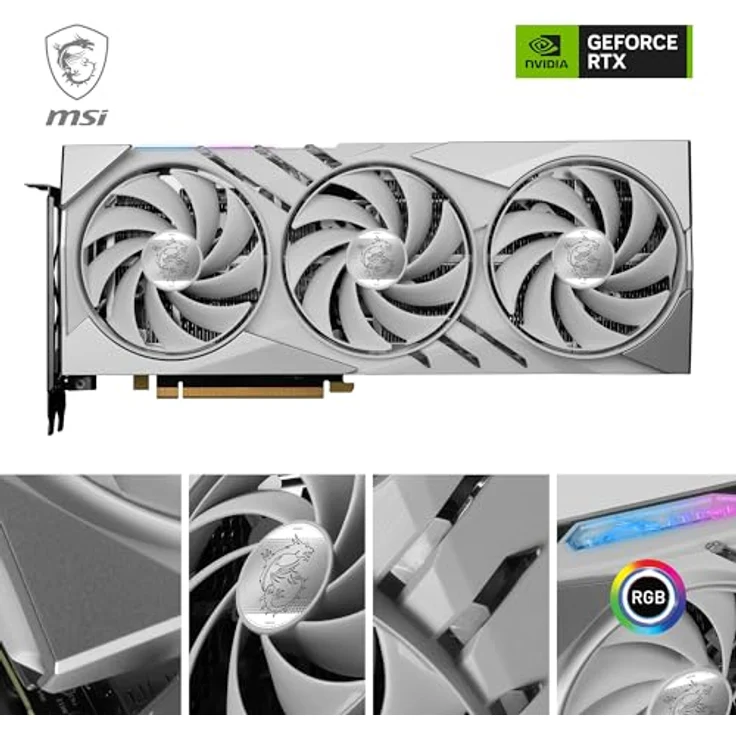 MSI GeForce RTX 4060 Ti Gaming X Slim White 16G – Bild 2