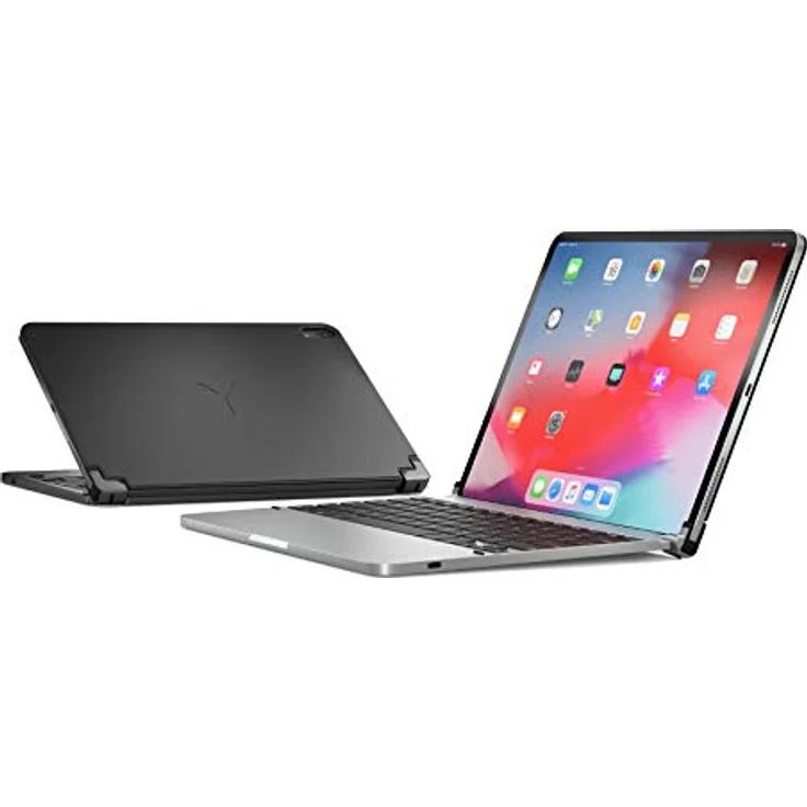 BRYDGE 11.0 Pro, Hochwertige Bluetooth Tastatur aus Aluminium für das iPad Pro 11'' (2018 & 2020), deutsches Layout QWERTZ, inklusive magnetischem iPad Cover, space grau – Bild 3