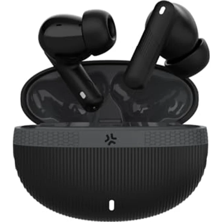 Celly True Wireless Kopfhörer mit aktiver Geräuschunterdrückung (ANC), HD-Mikrofon, Schwarz – Bild 4