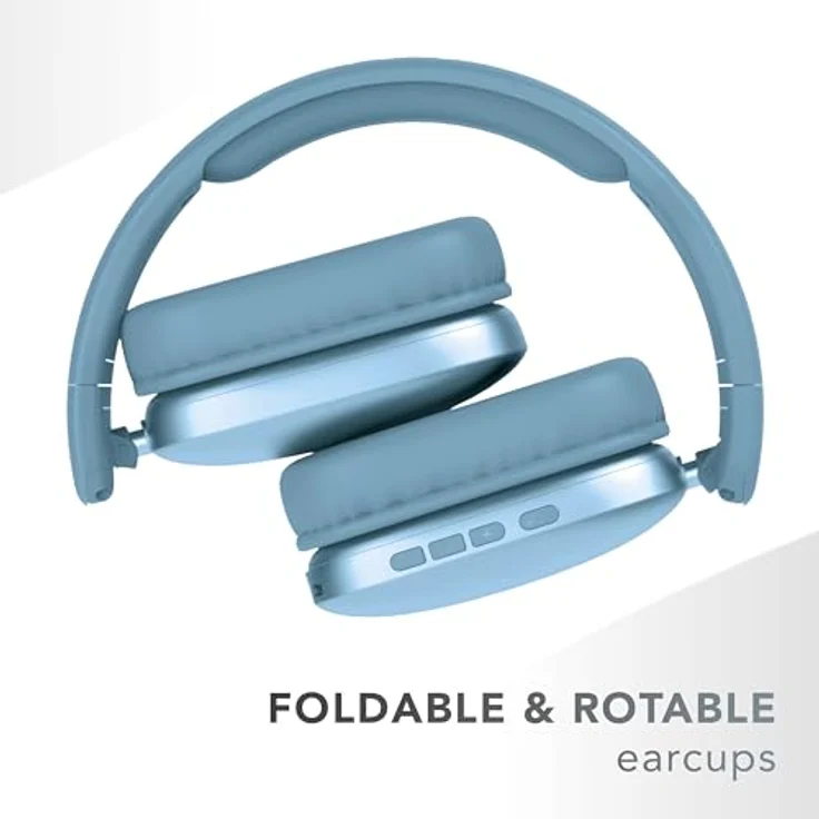 Music Sound MAXI3 Kabellose Over-Ear-Kopfhörer, Aktive Geräuschunterdrückung, Bis zu 35h Akkulaufzeit, USB-C-Aufladung, Blau – Bild 3