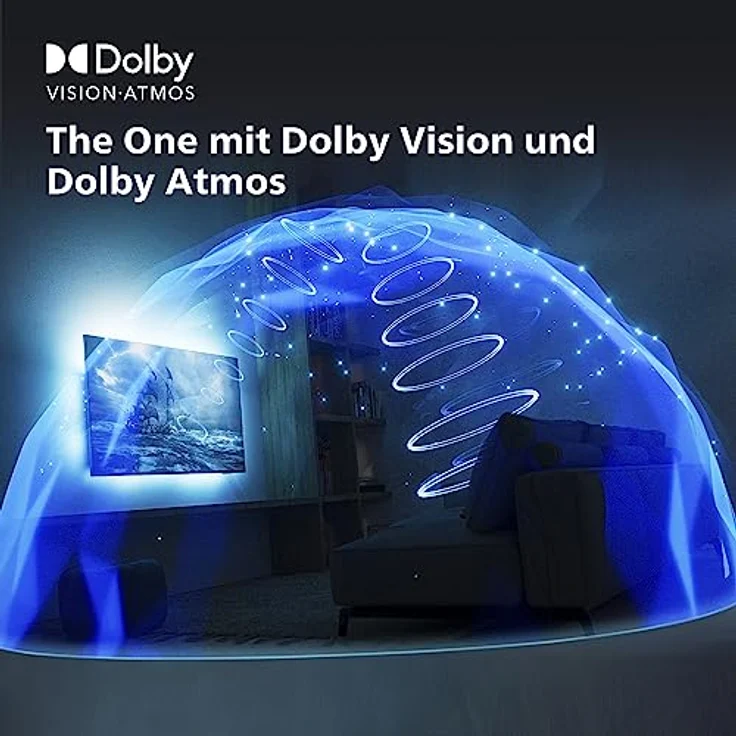 Philips Ambilight TV | 65PUS8508/12 | 164 cm (65 Zoll) 4K UHD LED Fernseher | 60 Hz | HDR | Dolby Vision | Google TV | VRR | WiFi | Bluetooth | DTS:X | Sprachsteuerung – Bild 5