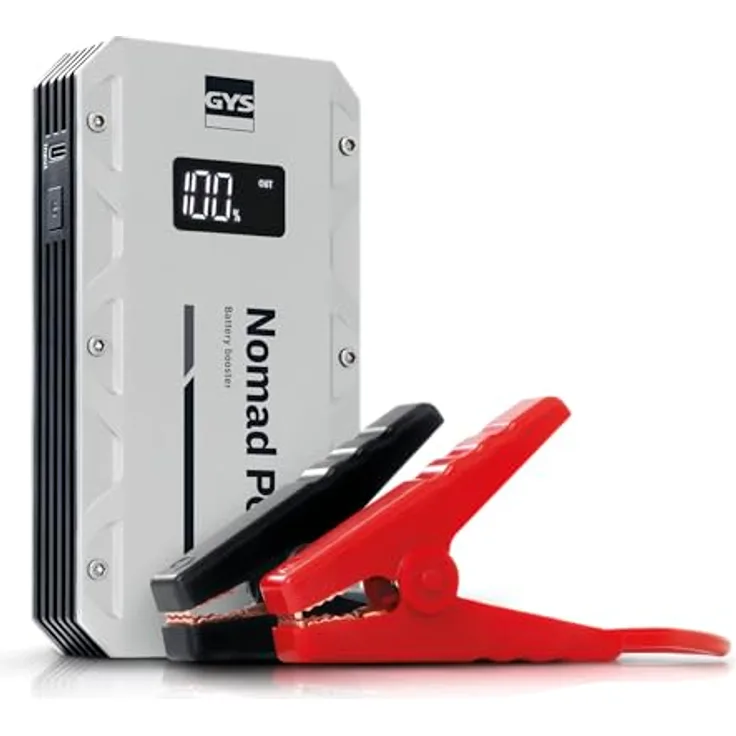 GYS LITHIUM-BOOSTER NOMAD POWER 401 087316, Schnellstartsystem, leicht und kompakt (320 g) für unterwegs