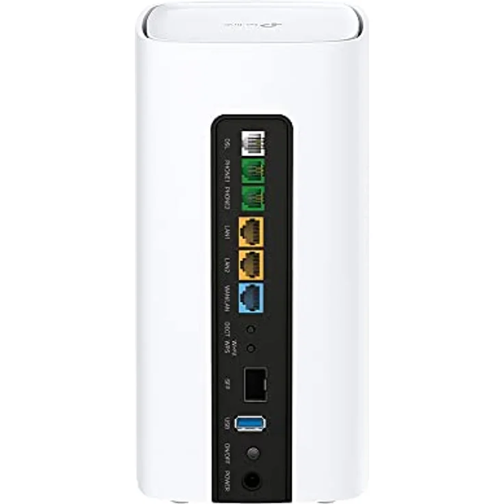 TP-Link VX800v Wi-Fi 6 Internet Box 6, Super-VDSL 35b, 2.5G WAN/LAN-Port + USB 3.0-Port + SFP-Port, AX6000 WLAN, bis zu sechs DECT-Mobilteile, Unterstützt das neueste G.Fast 212 MHz, Deutschland – Bild 2