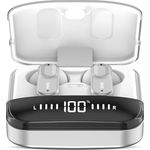 Mixx Audio - Kabellose Kopfhörer Streambuds Ultra Mini Weiß Silber mit Touch-Sensor-Steuerung