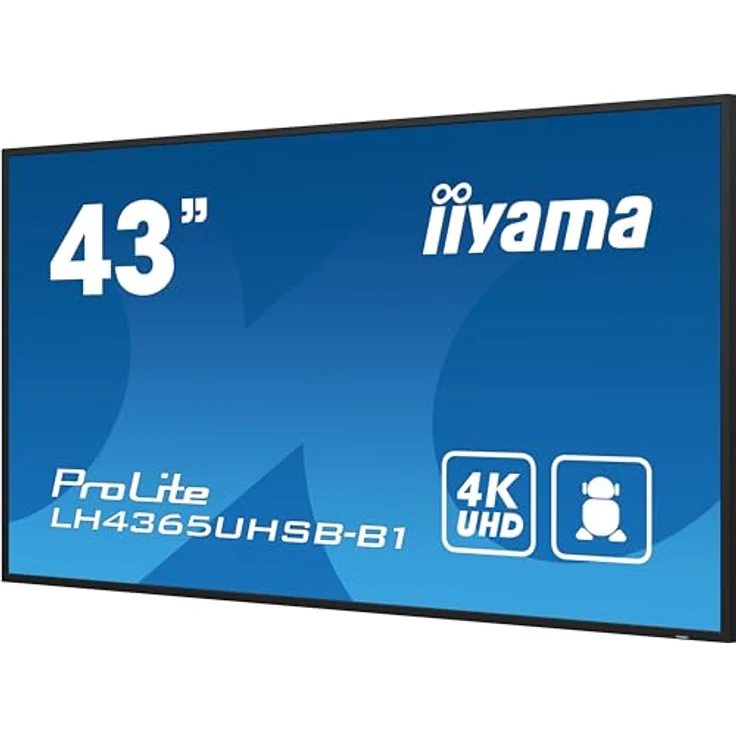 iiyama ProLite LH4365UHSB-B1 42,5" Digital Signage Display 4K UHD IPS LED Panel 800 cd/m² schwarz – Bild 4