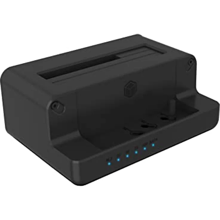 ICY BOX HDD/M.2 NVMe SSD Docking Station USB 3.2 Gen 2 (10 Gbit/s), Festplatten Klonstation & Lesegerät (SATA 2,5/3,5 Zoll & M.2 NVMe), Extern, Adapter, USB-C, USB-A, IB-2914MSCL-C31