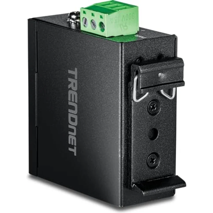 TrendNet Ti-Fgsc, Industrie Medienkonverter mit 1000 Mbit/s, -40 bis 75 °C Betriebstemperatur, Metallgehäuse, IP50, DIN-Schienen-Montage – Bild 5