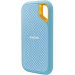 SanDisk 1TB Extreme Portable SSD - Up to 1050MB/s, USB-C, IP65 Wasser- und Staubbeständigkeit, Karabinerschlaufe - SDSSDE61-1T00-G25B