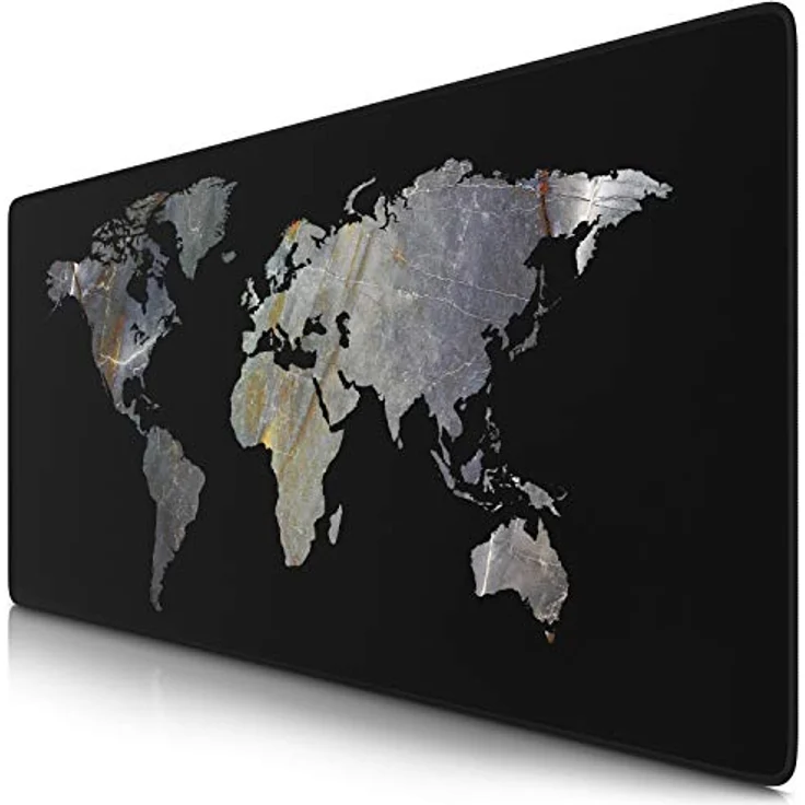 CSL-Computer TITANWOLF XXL Mauspad Gaming Titanwolf 900x400 mm - verbessert Präzision und Geschwindigkeit - Weltkarte – Bild 1