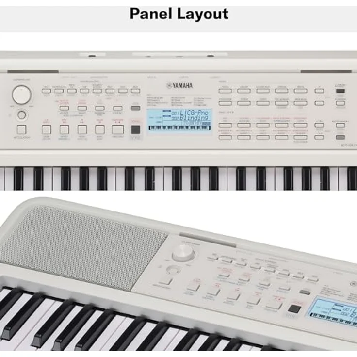 Yamaha EZ-310, Home-Keyboard mit 61 Tasten, Leuchttasten und umfangreichen Lernfunktionen, weiß, inkl. Netzteil PA-130 A – Bild 7