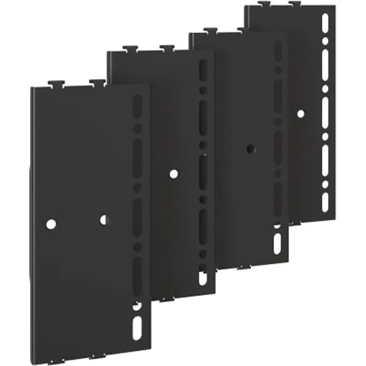 Chief FHB5174, Montageschelle schwarz für Zimmerdecke, 4 Stück, 240 mm, Schnittstellenverlängerung für Tempo™-Flachbildschirm-Wandmontagesystem