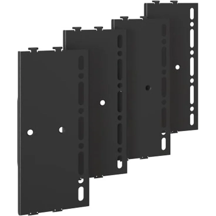 Chief FHB5174, Montageschelle schwarz für Zimmerdecke, 4 Stück, 240 mm, Schnittstellenverlängerung für Tempo™-Flachbildschirm-Wandmontagesystem