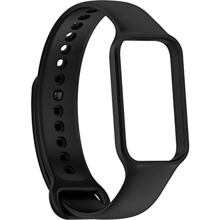 INF Silikonarmband für Xiaomi Smart Band 8 Active und Redmi Band 2, strapazierfähig und weich, Werkzeugloser Wechsel, 12 cm Länge