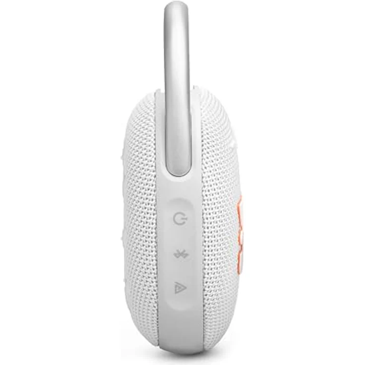 JBL Clip 5 in White - Portable Bluetooth Speaker Box Pro Sound, Deep Bass and Playtime Boost Function - Waterproof and Dustproof - 12 Hours Runtime – Bild 3