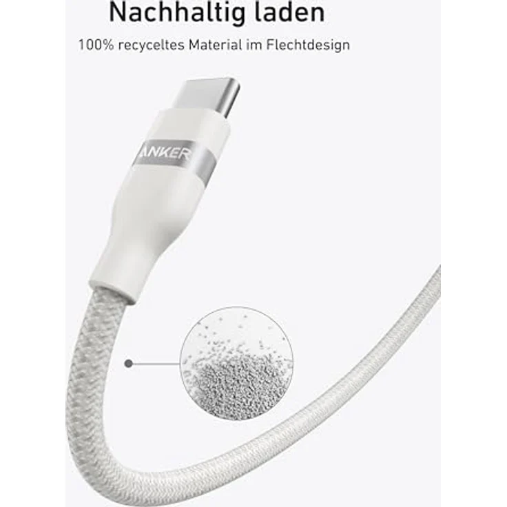 Anker Nano USB C auf USB C Kabel, 240W, 1,8m geflochten, ultrarobust und flexibel, für iPhone 16/16 Pro/16 Plus/16 Pro Max, MacBook Pro/Air, iPad Pro/Air, Galaxy S24, aus recyceltem Plastik – Bild 5