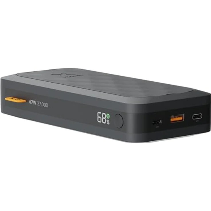 XTORM FS5271 Fuel Series 5 27.000mAh, Laptop Powerbank mit LED Display, 67W Leistung, 2X USB-C Power Delivery, Quick Charge 3.0, Luftfahrttauglich, Klein Aber stark, langlebiges Material, Schwarz – Bild 2