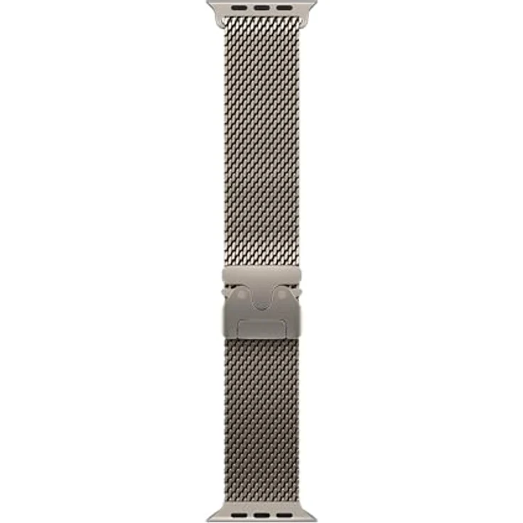 Apple Smartwatch-Armband Milanaise, CO₂ neutral, recycelte Materialien, Edelstahl, Silber – Bild 2