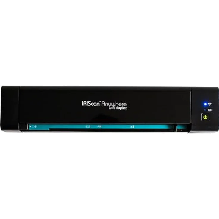 IRIScan Anywhere 6Pro WiFi mobiler dokumentenscanner Duplex : 15PPM | mobiler Scanner | Scanner a4 | Akku | WiFi | OCR | PDF | Scan to USB | Schwarz | WinMac | iOS Android – Bild 2