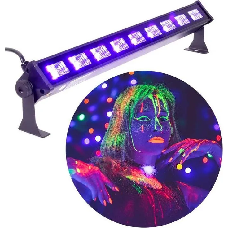No Name LIGHT4ME LED-Leiste UV 9 + Weiße LED-Leiste 9x3, Scheinwerfer mit vielseitiger Beleuchtung