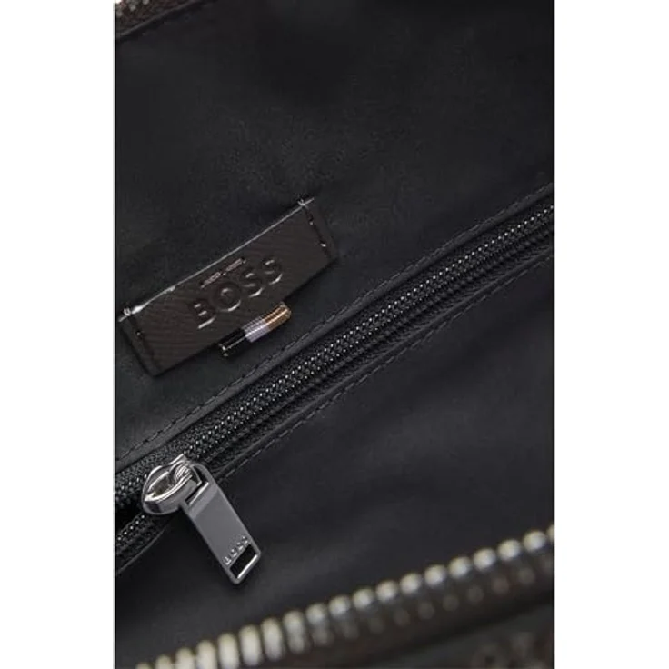 Boss Daxter Aktentasche aus Leder, 39 cm mit Laptopfach, braun – Bild 6