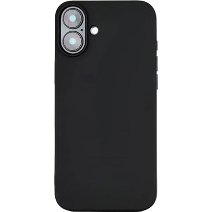 JT Berlin BackCase Pankow Soft Silikon Hülle kompatibel mit Apple iPhone 16 (Schwarz, Flexibles TPU Cover, Wireless-Charging kompatible Schutzhülle, Verstärkte Ecken) – Bild 1