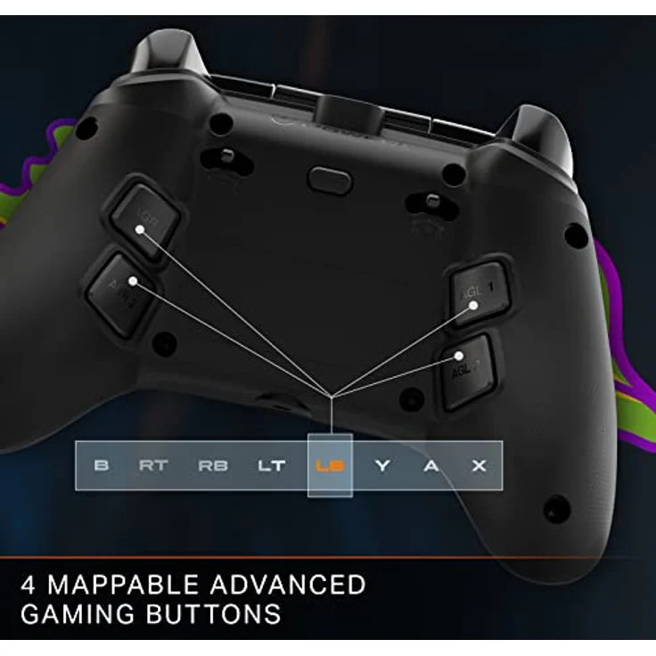 Kabelgebundener PowerA-Controller FUSION Pro 3 für Xbox Series X|S – Schwarz – Bild 3