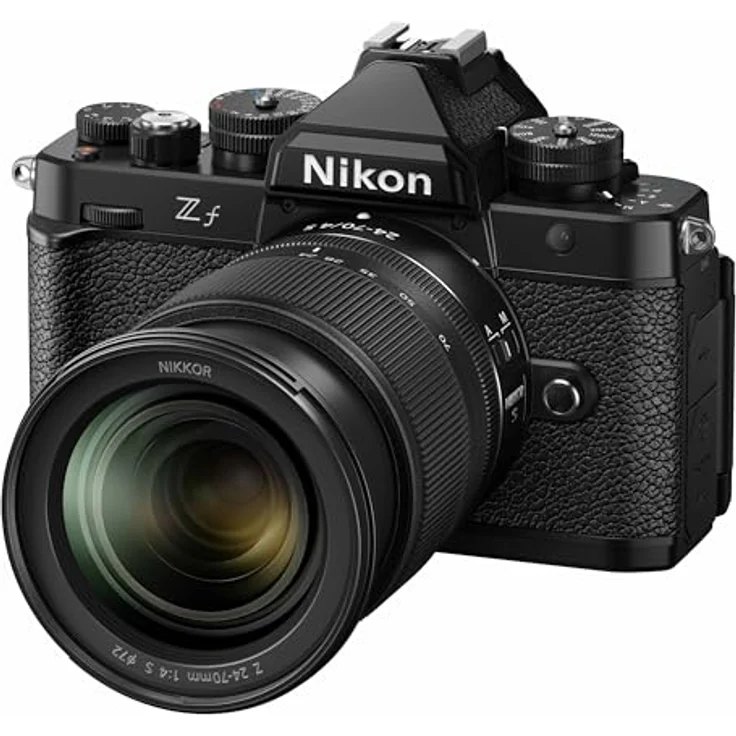 Nikon Z f Kit 24-70mm 1:4 S Vollformatkamera, 24.4MP, 4k Video, Pixel Shift, Gehäuse mit Magnesiumlegierung, Neig- und drehbarer Touch-Monitor – Bild 1