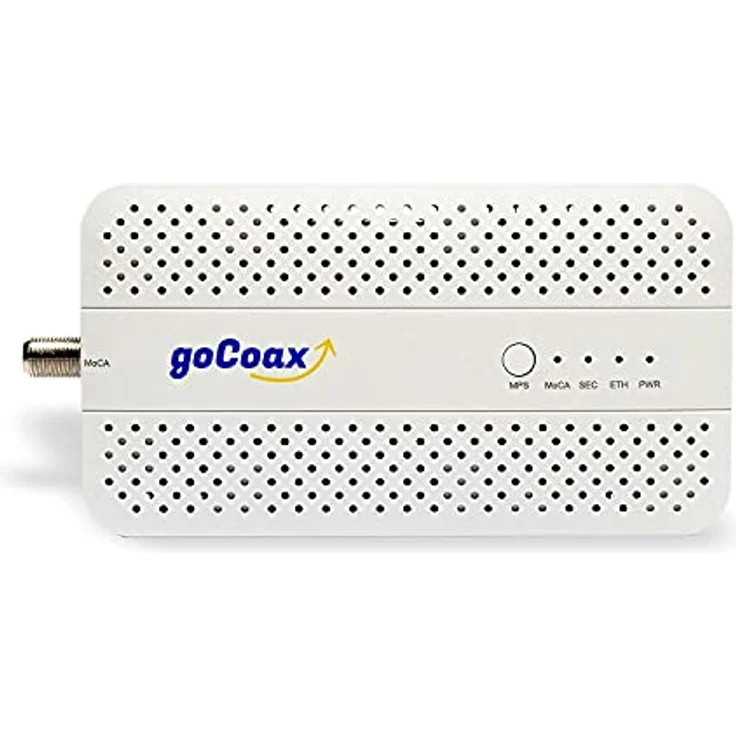 goCoax MoCA 2,5 Adapter mit 2.5 GbE Ethernet-Port, 2.5 Gbps Bandbreite mit vorhandenen Koaxialkabeln, Weiß (Einzelpackung, MA2500D) – Bild 2