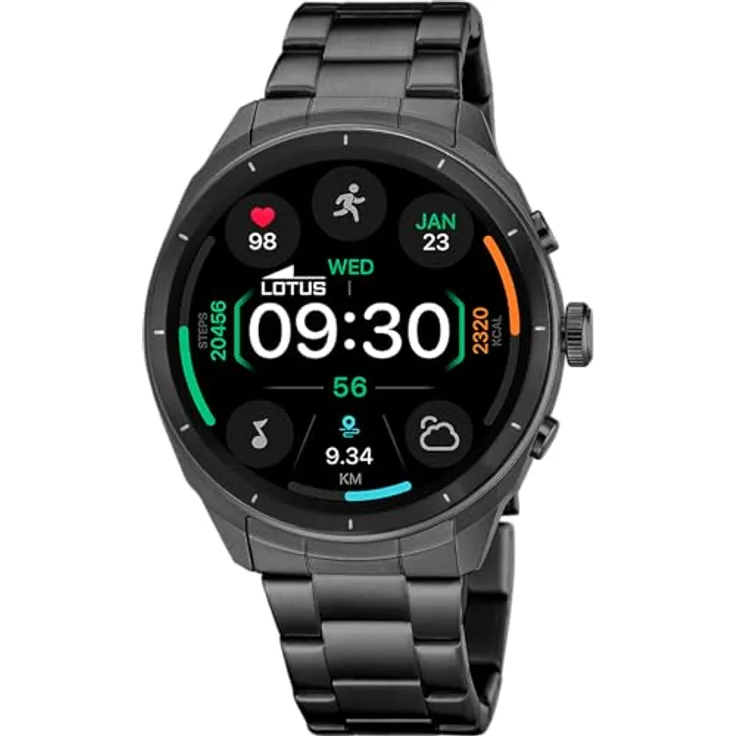 Lotus 50207/1 Smartwatch, Unisex mit elegantem Design und vielseitigen Funktionen