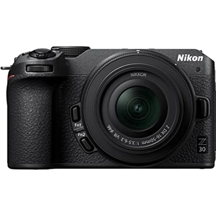 Nikon Z 30 Kit DX 16-50 mm 1:3.5-6.3 VR (20,9 MP, 11 Bilder pro Sekunde, Hybrid-AF mit Fokus-Assistent, ISO 100-51.200, 4K UHD Video mit bis zu 125 Minuten Länge) Schwarz – Bild 3
