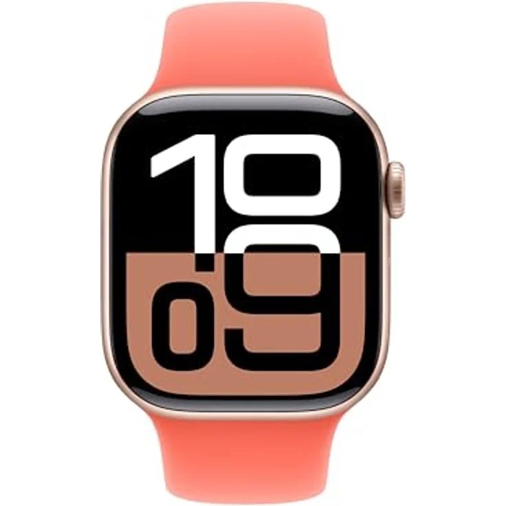 Apple Watch Band - Sportarmband - 42 mm - Mandarine - M/L - Hochleistungs-Fluorelastomer, weich, innovativer Verschluss – Bild 3