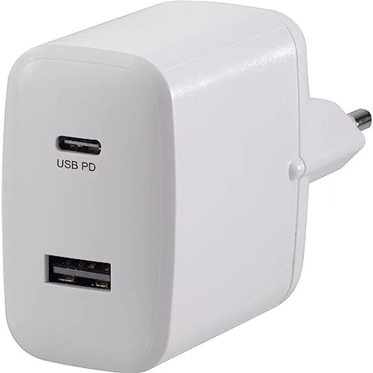 VOLTCRAFT UC-2ACX001 USB-Ladegerät 32 W Steckdose USB, USB-C® 3000 mA 2 x Ausgänge