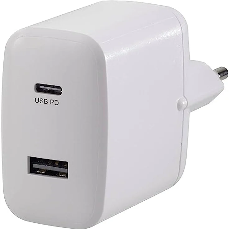 VOLTCRAFT UC-2ACX001 USB-Ladegerät 32 W Steckdose USB, USB-C® 3000 mA 2 x Ausgänge – Bild 1