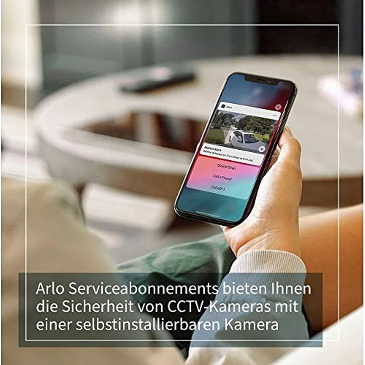 Arlo Pro 4 Spotlight VMC4050B WLAN Überwachungskamera, Kabellos, Innen / Aussen, 2K, Farbnachtsicht, Bewegungsmelder, 6 Monate Akku, 2-Wege Audio, direkte WLAN Verbindung, kein Hub benötigt, Schwarz – Bild 6