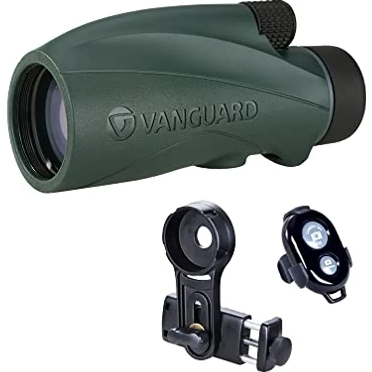 Vanguard Fernglas, kompakt und leistungsstark für Naturbeobachtungen, grau