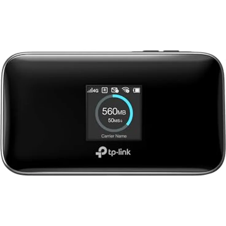TP-Link M7450, tragbarer Router mit 300 Mbit/s, LTE, UMTS und 32 GB erweiterbarem Speicher, Schwarz – Bild 2