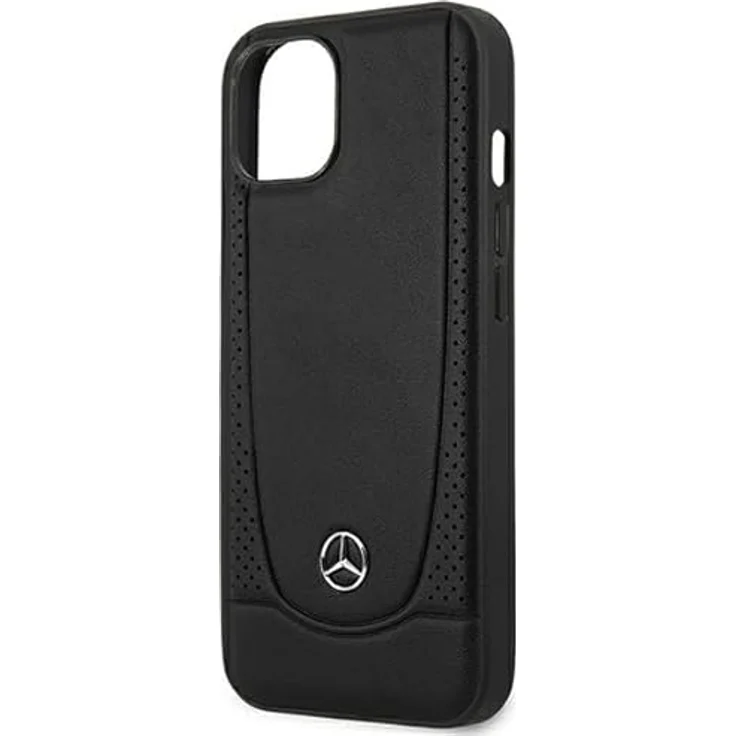 Mercedes MEHCP15MARMBK, iPhone 15 Plus 6.7" Leder Urban Hülle, schwarz, mit TPU-Verstärkung und Metall-Logo – Bild 6