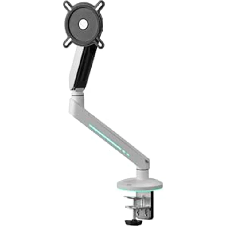 One for All Monitor Halterung Experience RGB Single, Monitor Halterung für bis zu 45 Zoll, Weiß – Bild 2